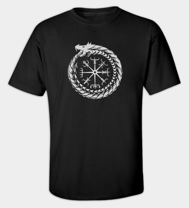 Midgardslang geborduurde t-shirt